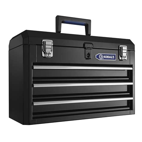 3 drawer metal tool box kobalt|lowe's kobalt tool box sale.